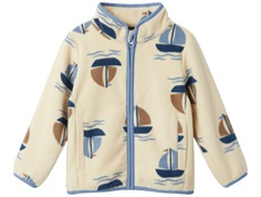 Name It fleece jacket fog with boat print